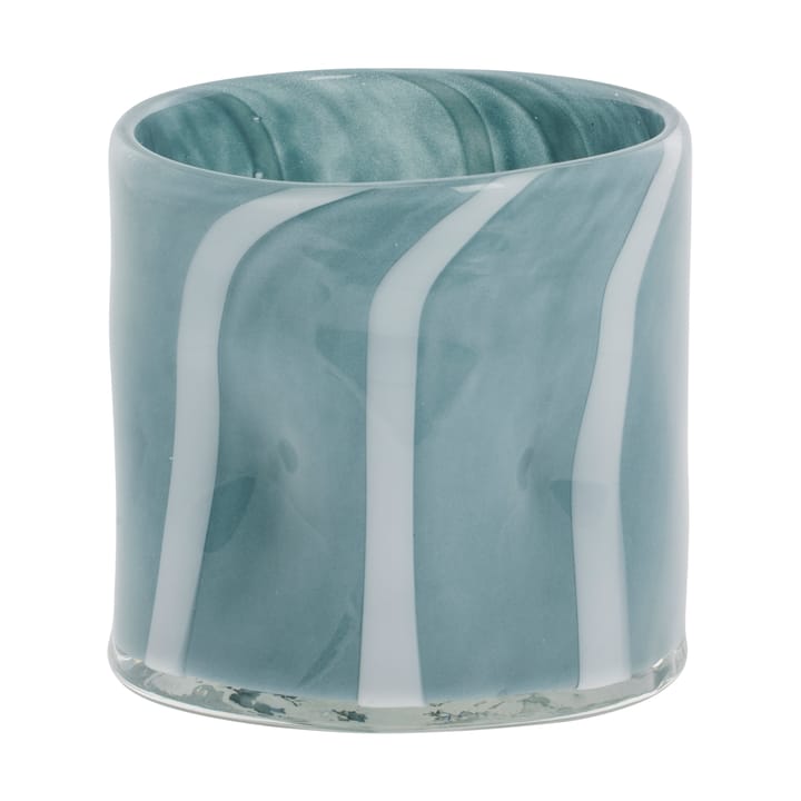 Marelle vaas Ø10 cm, Light blue-white Lene Bjerre