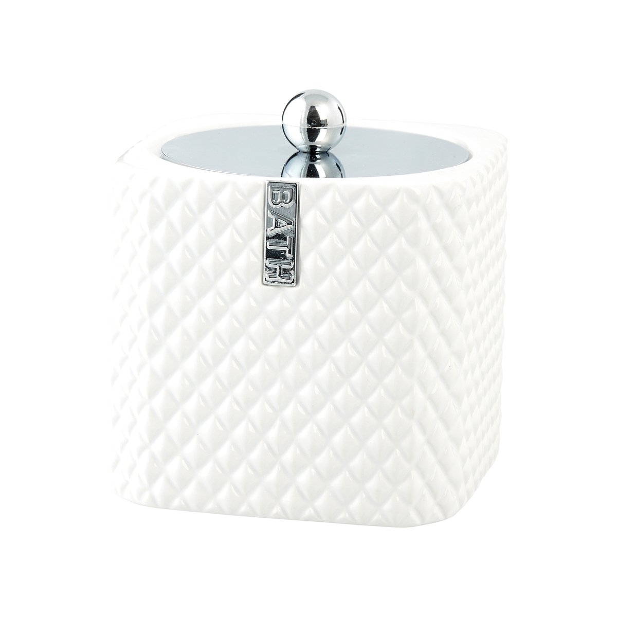 Lene Bjerre Marion pot 13,5 cm White-silver | Scandinavisch Interieur | Dozen & boxen | Zilverkleurig