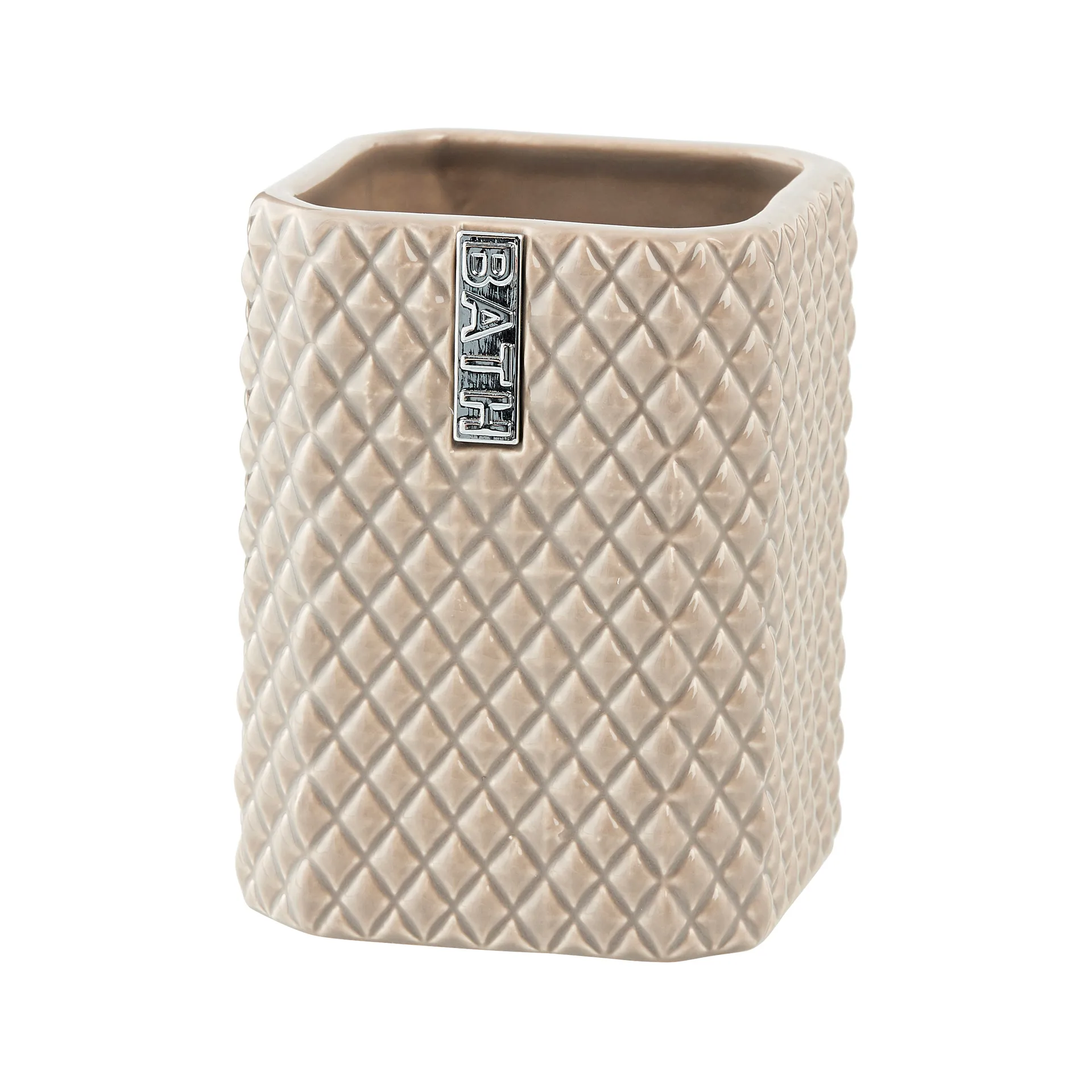 Marion tandenborstelbeker 10,5 cm, Driftwood-silver Lene Bjerre