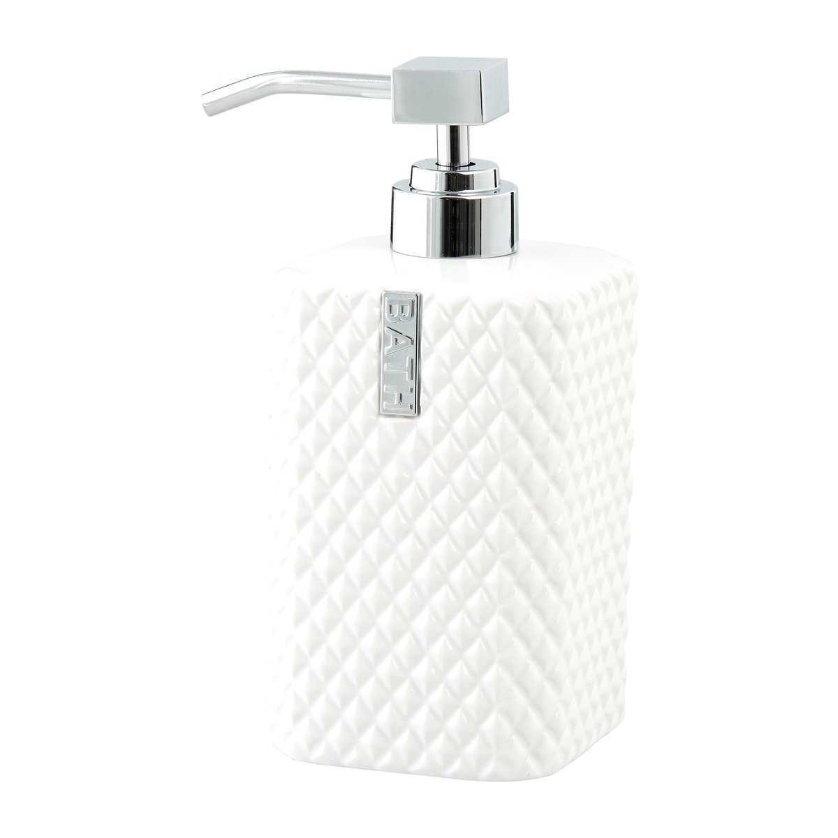 Lene Bjerre Marion zeeppompje 17,5 cm White-silver | Scandinavisch Interieur | Zeeppompen & -schaaltjes | Zilverkleurig