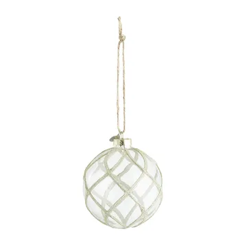 Merya kerstbal Ø10 cm - Transparant-goud - Lene Bjerre