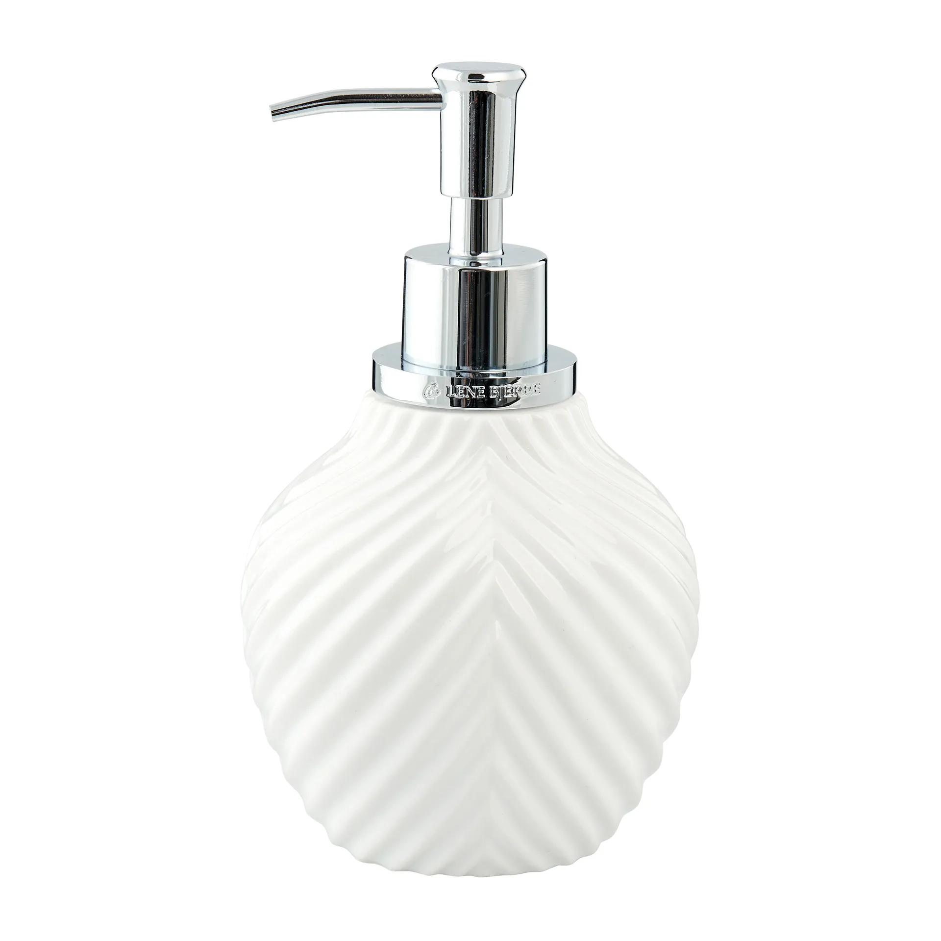 Milda zeeppompje 17,5 cm, White-silver Lene Bjerre