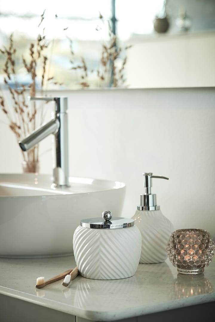 Milda zeeppompje 17,5 cm, White-silver Lene Bjerre