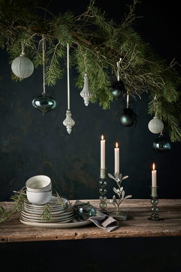 Missia kandelaar 25 cm - silver - Lene Bjerre