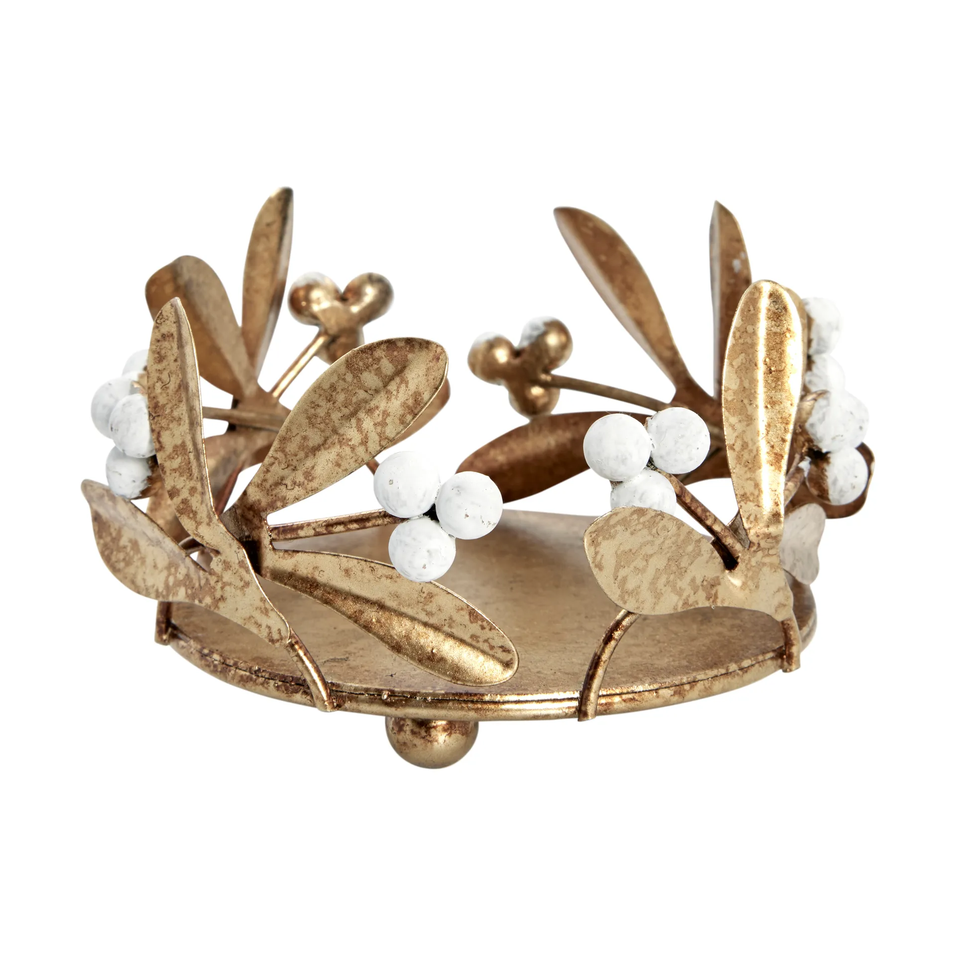 Missia waxinelichtjeshouder 6 cm, Light gold Lene Bjerre