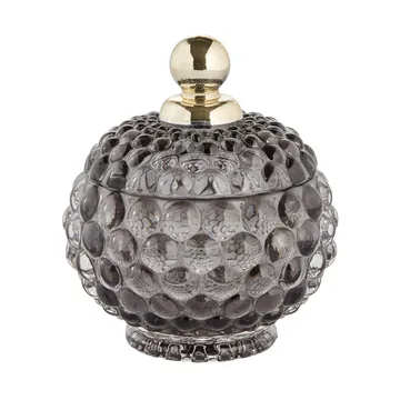 Miya opbergpot met deksel Ø10 cm - Donkergrijs - Lene Bjerre