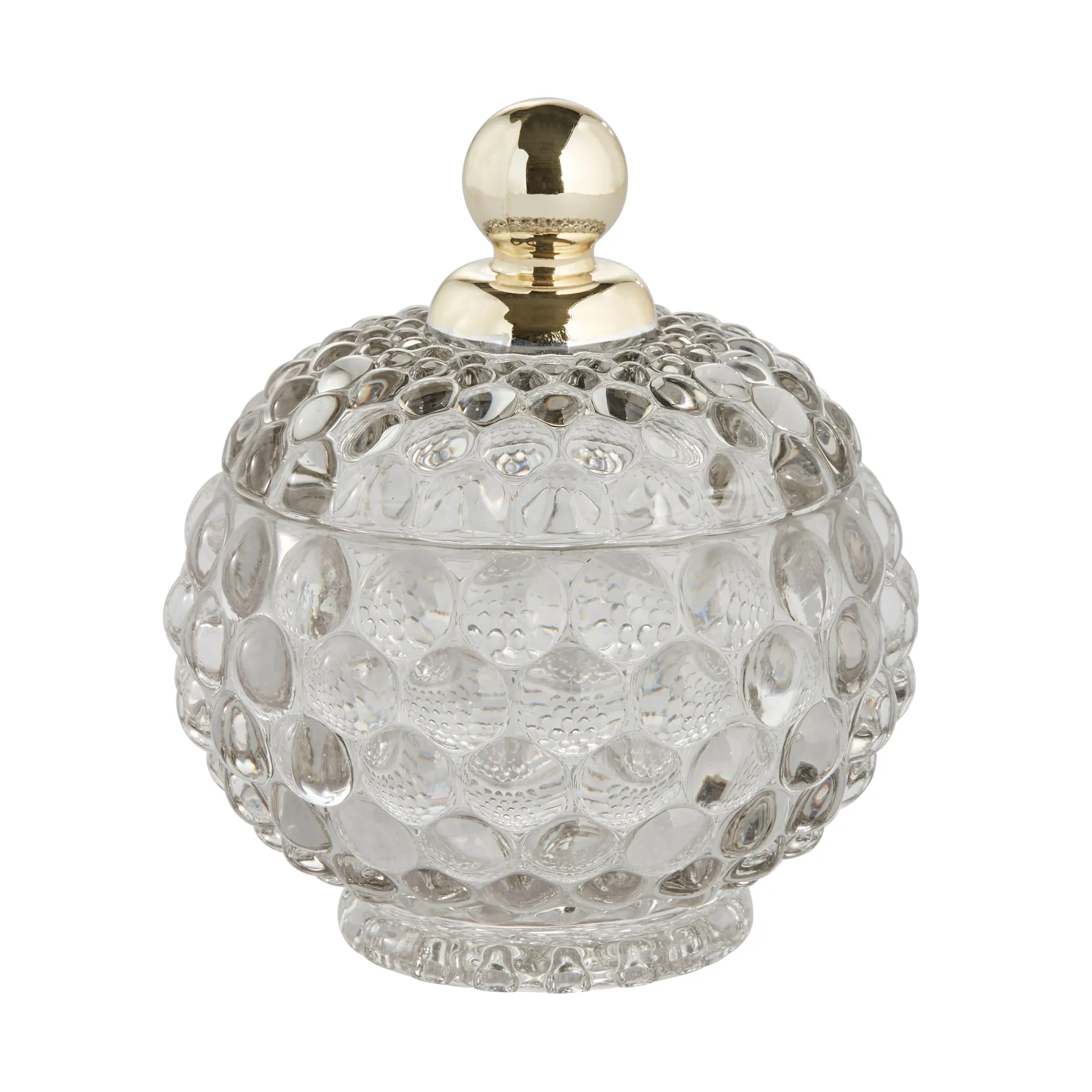 Miya opbergpot met deksel Ø10 cm, Lichtgrijs Lene Bjerre