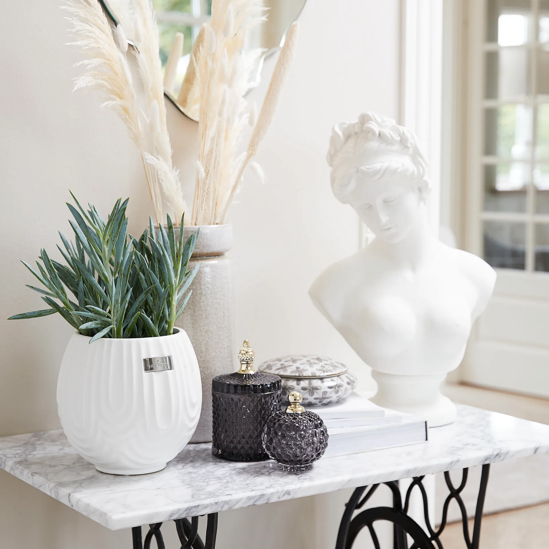 Miya voorraadpot met deksel Ø10,5 cm, Donkergrijs Lene Bjerre