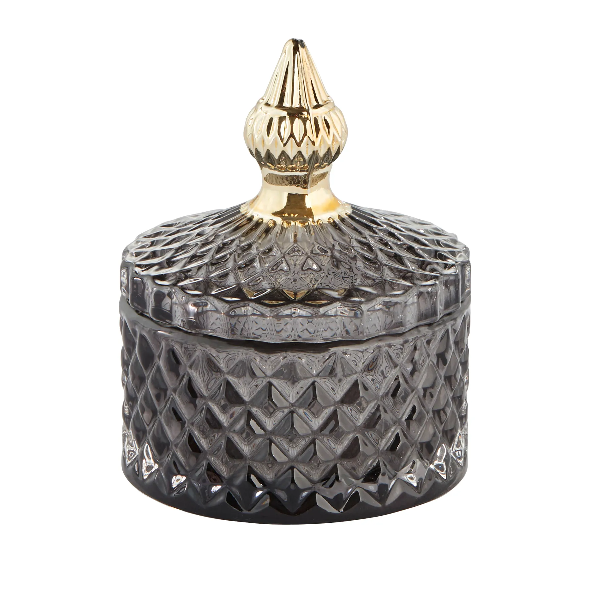 Miya voorraadpot met deksel Ø8,5 cm, Donkergrijs Lene Bjerre