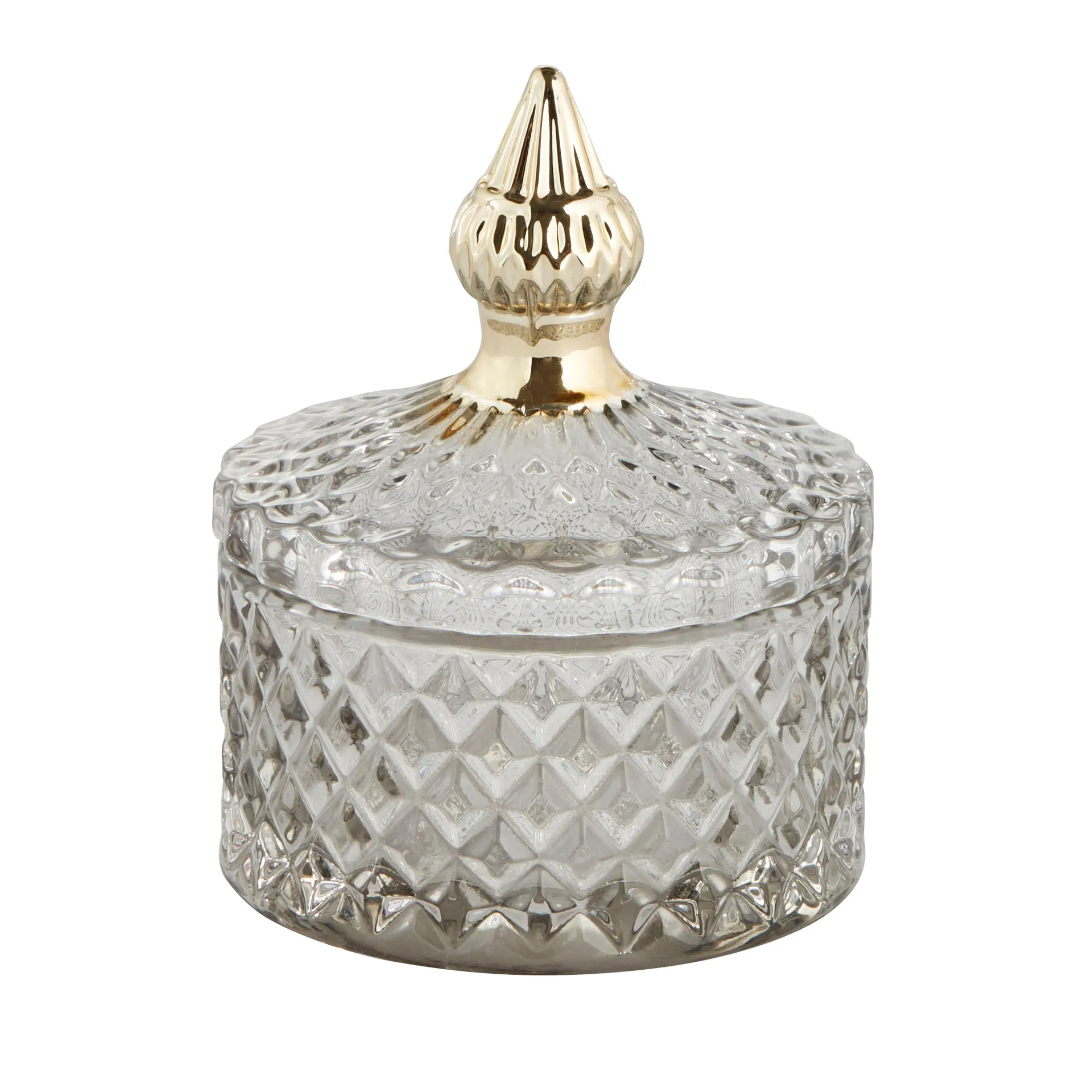 Miya voorraadpot met deksel Ø8,5 cm, Lichtgrijs Lene Bjerre