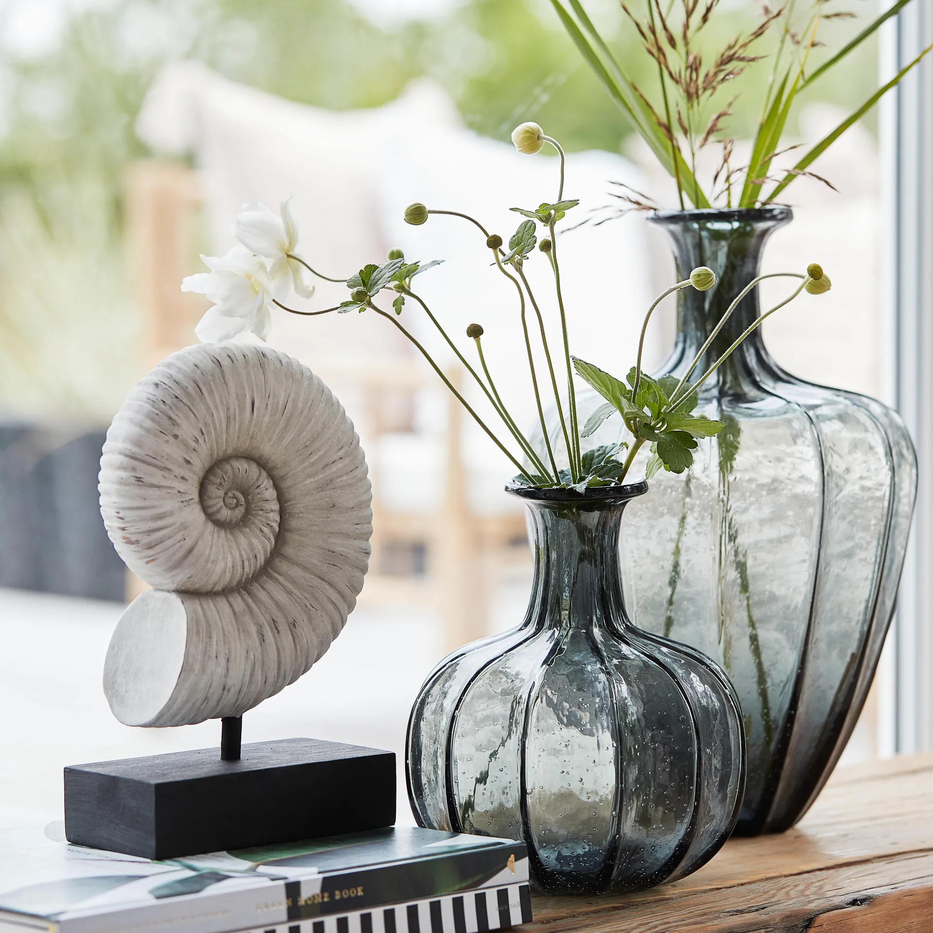 Miyanne vaas 21 cm, Smoked grey Lene Bjerre