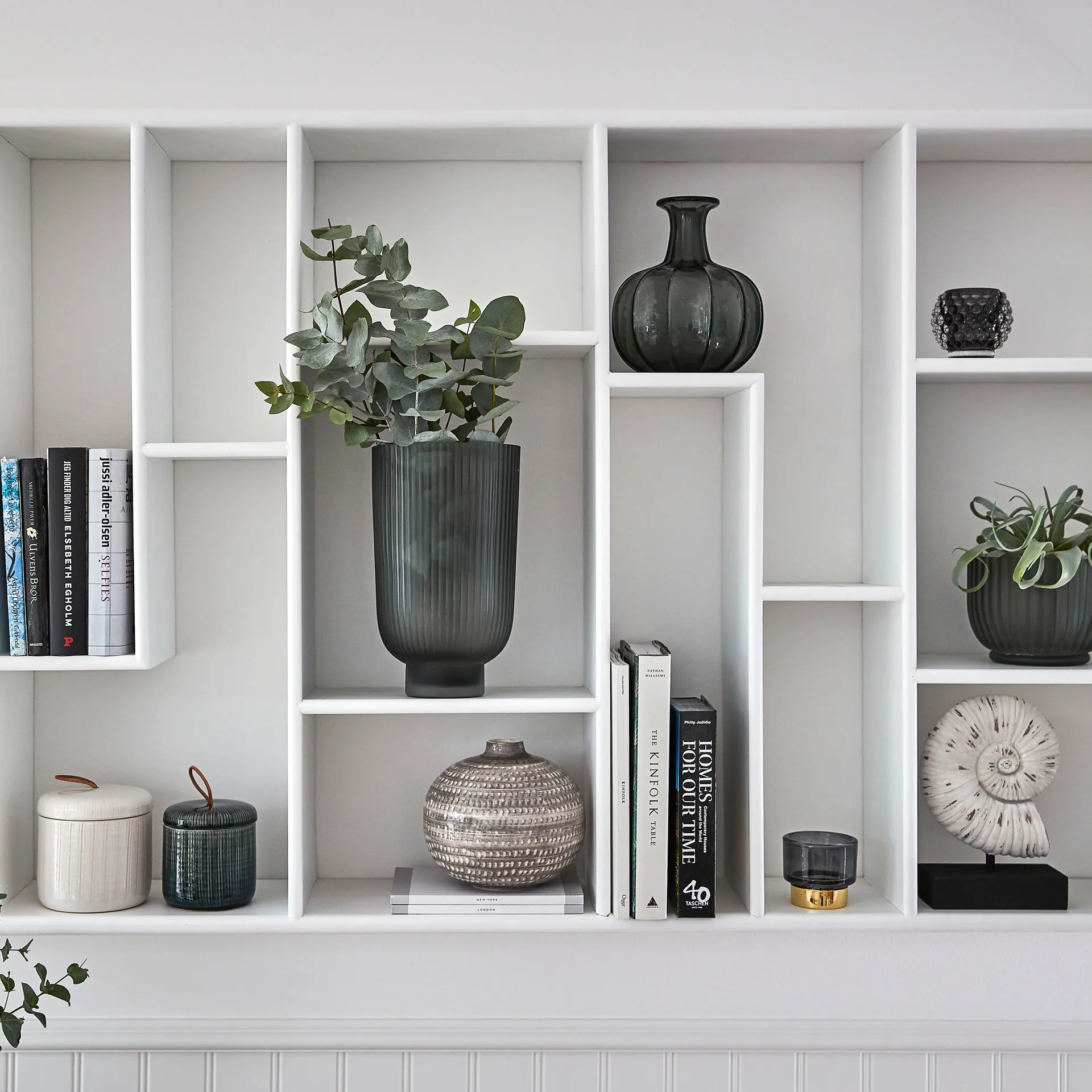 Miyanne vaas 21 cm, Smoked grey Lene Bjerre