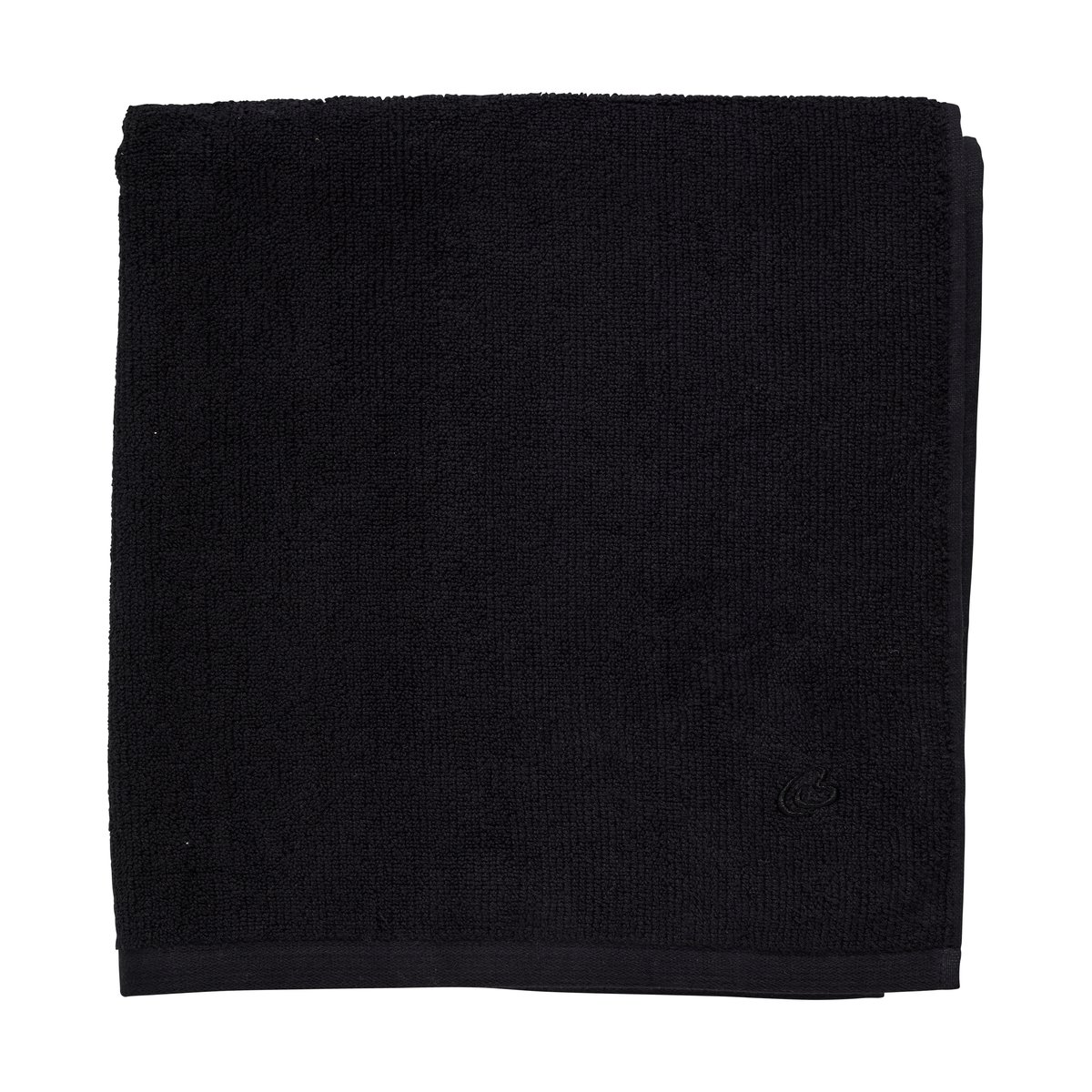 Lene Bjerre Molli handdoek 50x100 cm Black | Scandinavisch Interieur | Badhanddoeken | Zwart