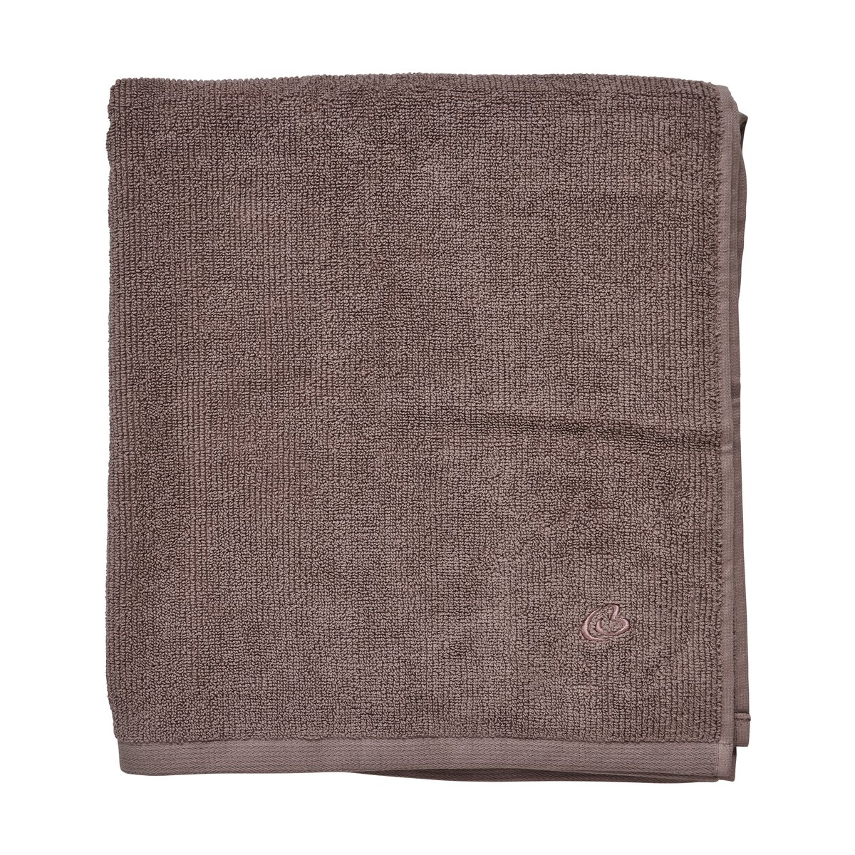 Lene Bjerre Molli handdoek 50x100 cm Rose | Scandinavisch Interieur | Badhanddoeken | Bruin