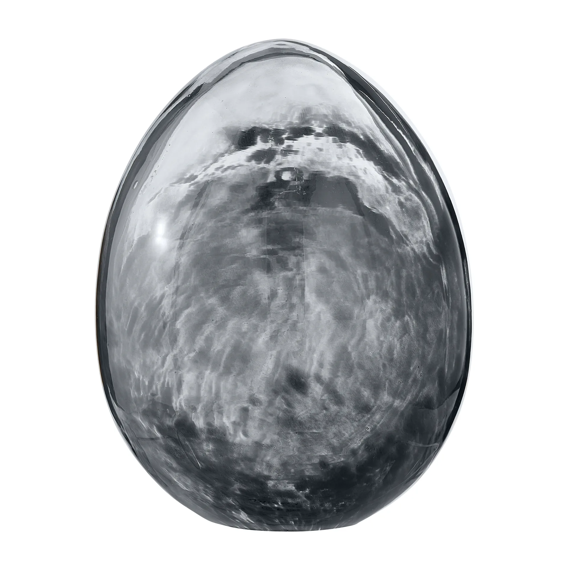 Murina decoratie-ei 15 cm, Clear-black Lene Bjerre