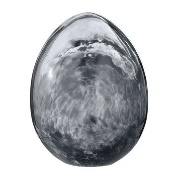 Murina decoratie-ei 15 cm - Clear-black - Lene Bjerre