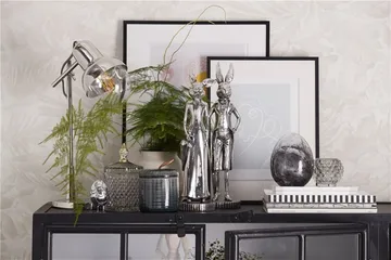 Murina decoratie-ei 15 cm - Clear-black - Lene Bjerre