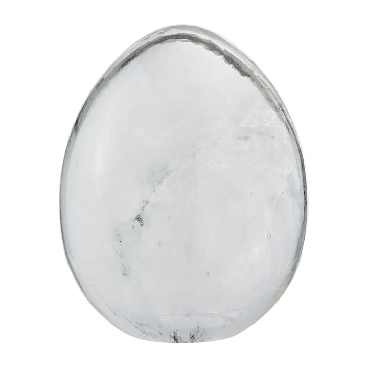 Murina decoratie-ei 15 cm - Clear-white - Lene Bjerre