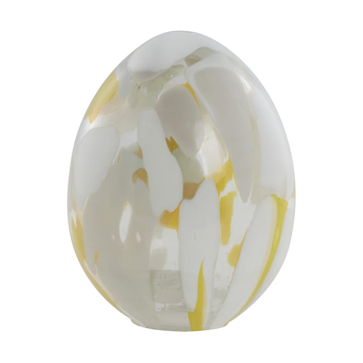 Murina decoratie-ei 15 cm - White-mellow - Lene Bjerre