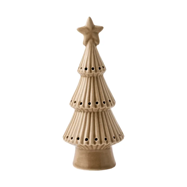 Mythel LED-boom decoratieobject - Beige, 7x7xH17,2 cm - Lene Bjerre