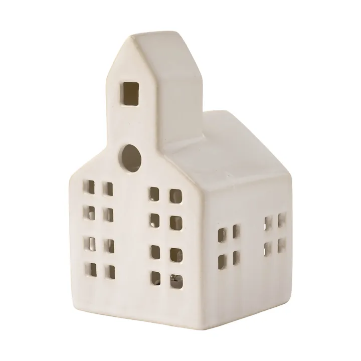 Mythel waxinelichthouder - Wit, 8,7x8,5x14,2 cm - Lene Bjerre