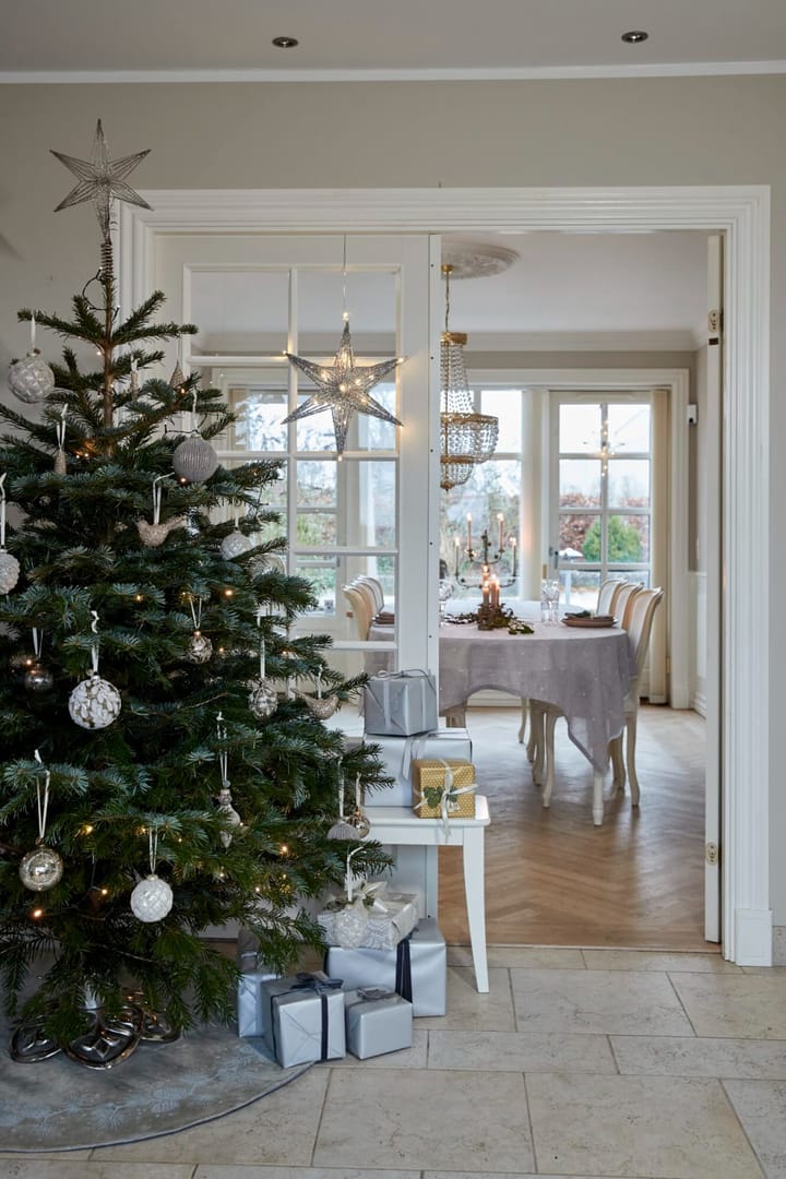 Norille kerstbal Ø11 cm, Antiekbruin, net Lene Bjerre