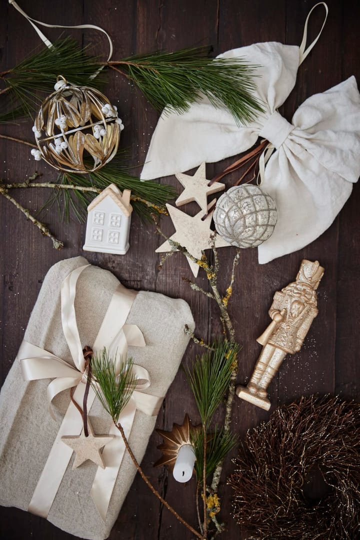 Norille kerstbal Ø11 cm, Off white, net Lene Bjerre