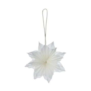 Palisa ster decoratie hanger 10 cm - Off white - Lene Bjerre
