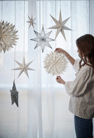 Pappia sneeuwvlok 30 cm - white - Lene Bjerre