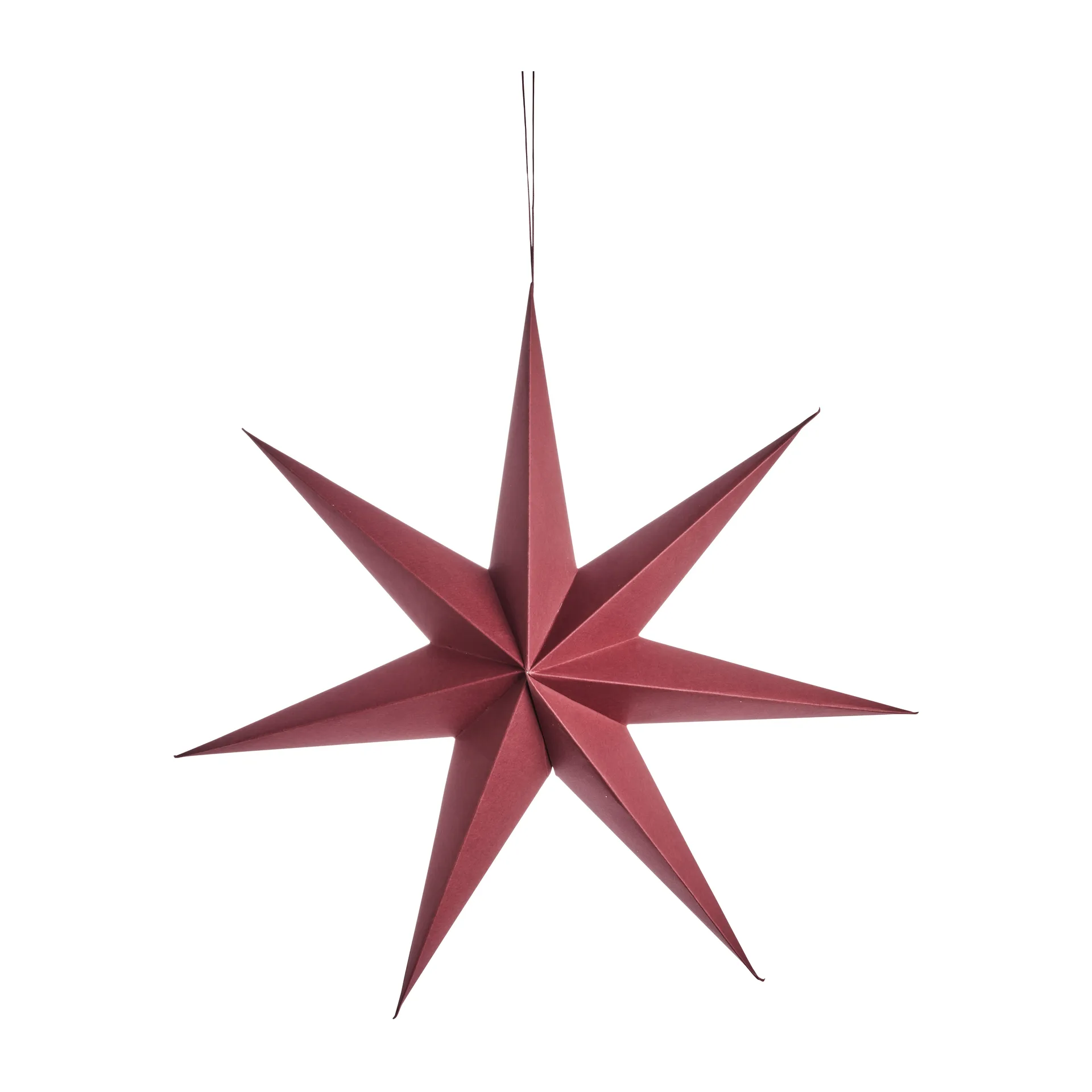 Pappia ster 40 cm, pomegranate Lene Bjerre