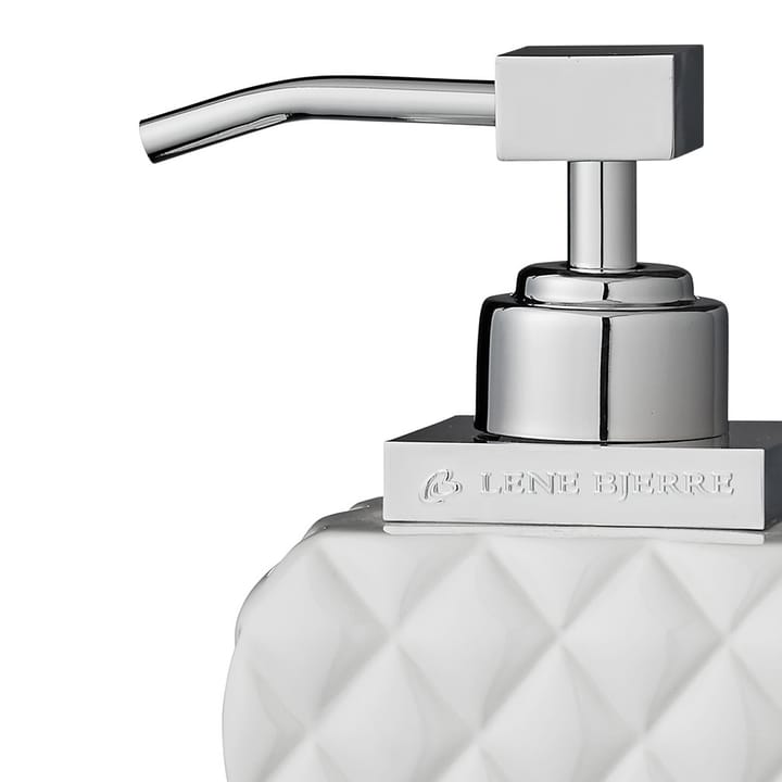 Portia zeepdispenser, wit-zilver Lene Bjerre