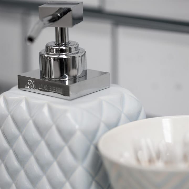 Portia zeepdispenser, wit-zilver Lene Bjerre