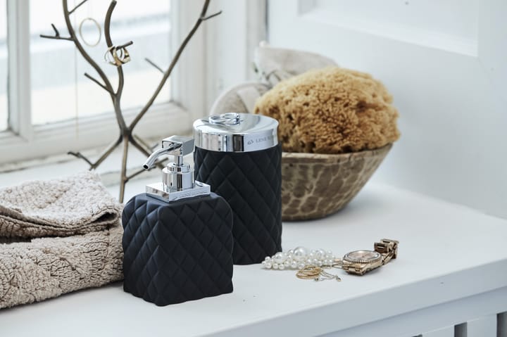 Portia zeepdispenser, Zwart-zilver Lene Bjerre