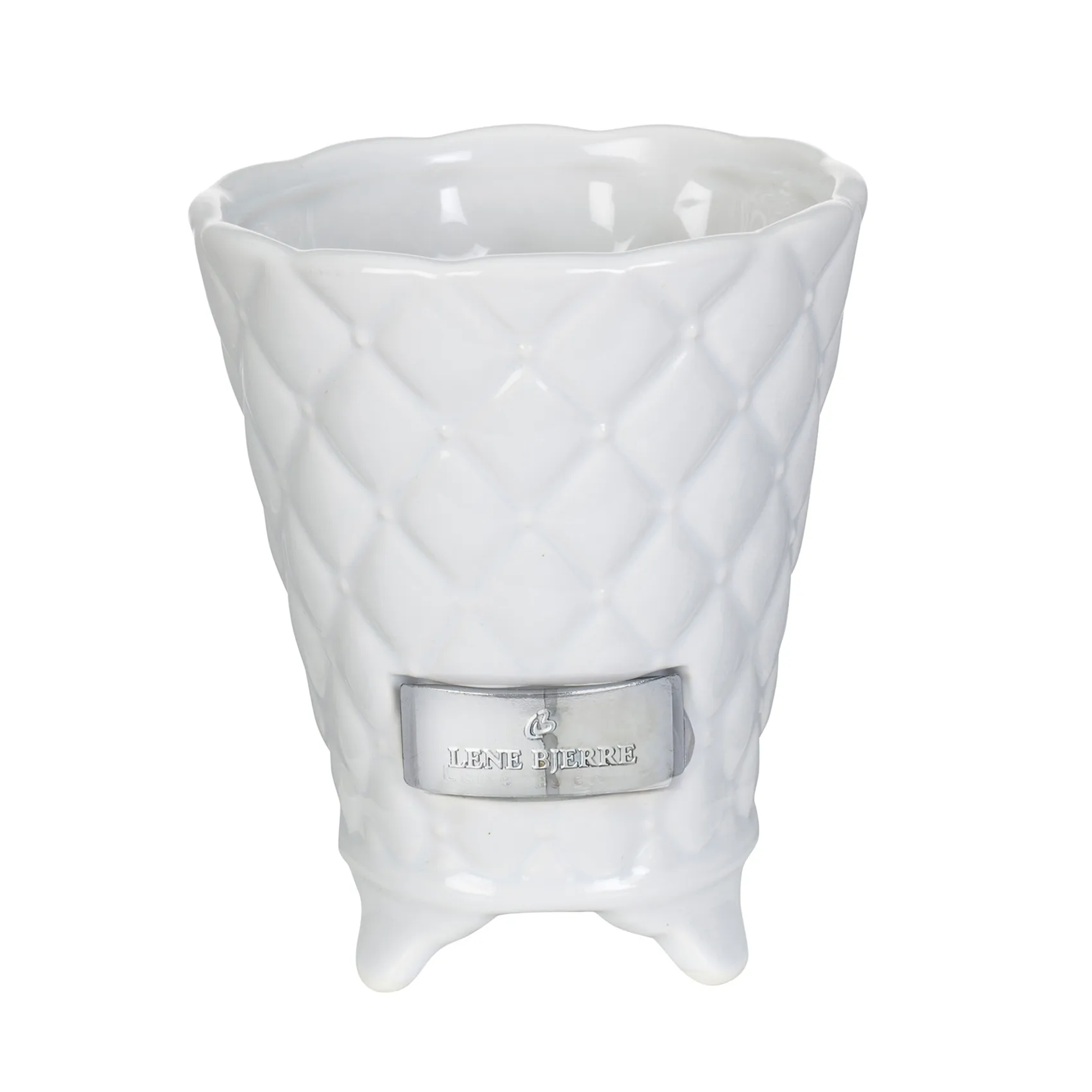 Precious bloempot Ø10 cm, Wit Lene Bjerre