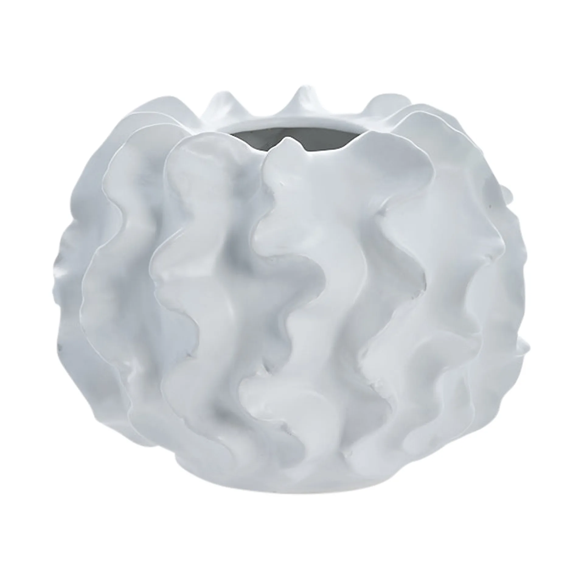 Sannia vaas 20,5 cm, White Lene Bjerre