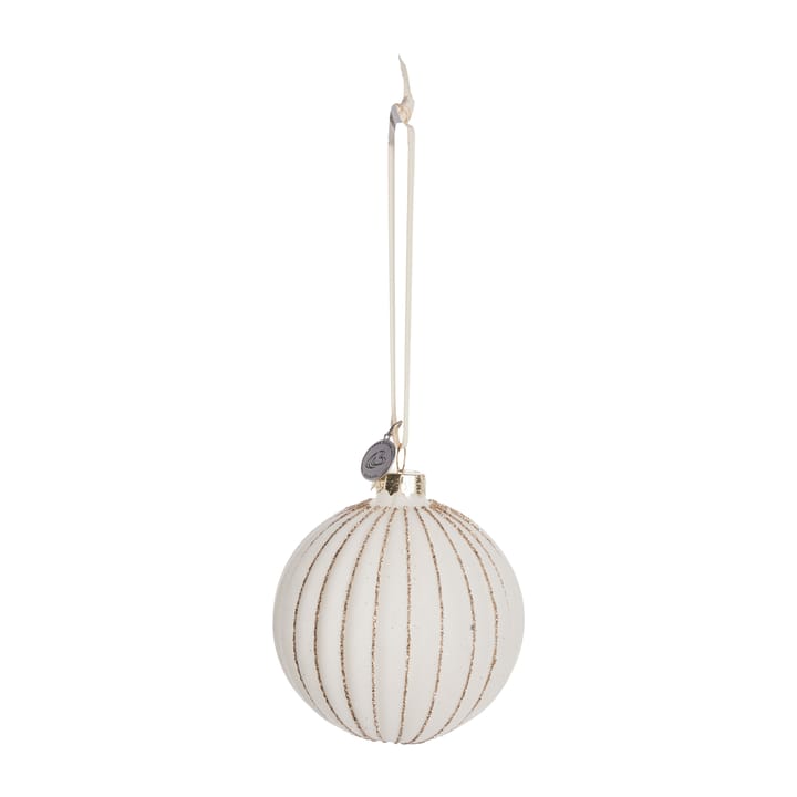 Sella kerstbal Ø8 cm - off white - Lene Bjerre
