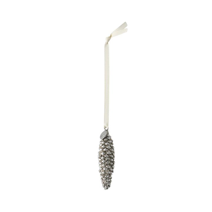 Sella kersthanger dennenappel 9 cm, Antiek zilver Lene Bjerre