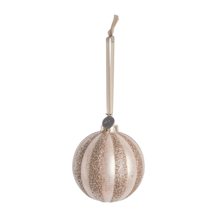 Selvie kerstbal Ø8 cm - powder-light gold - Lene Bjerre