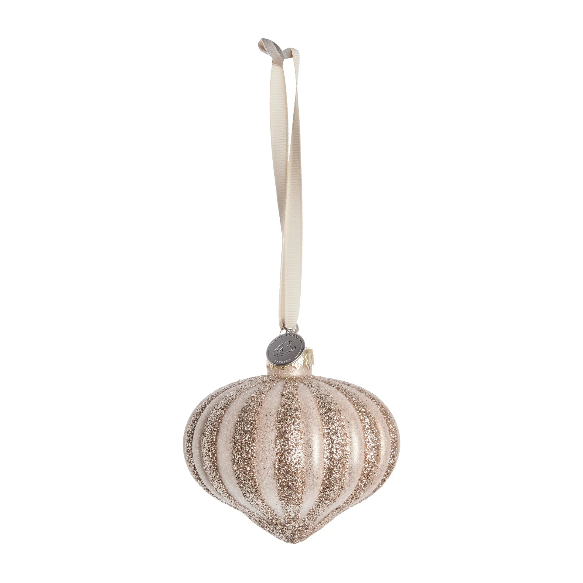 Selvie kersthanger 8 cm, powder-light gold Lene Bjerre