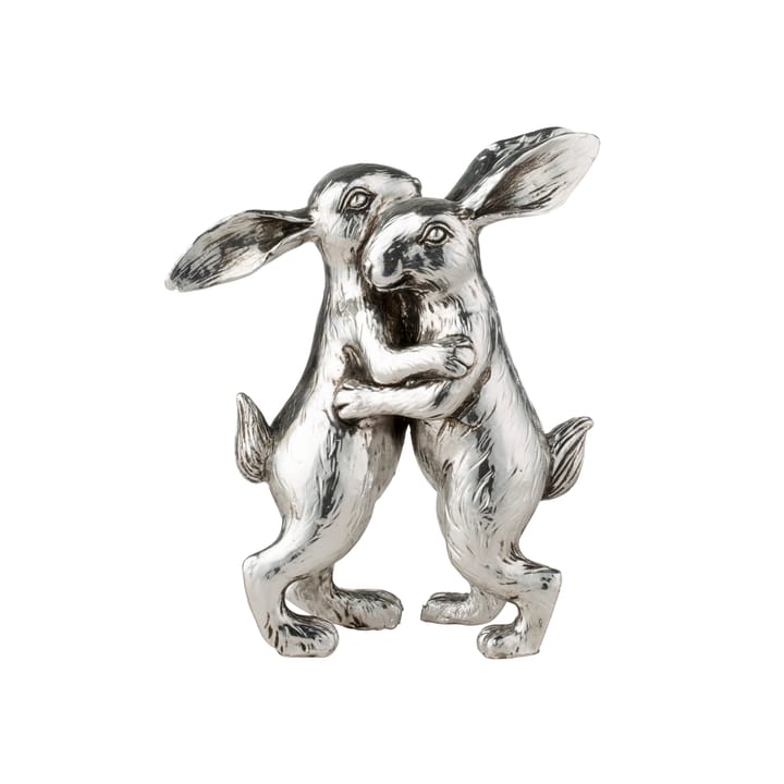 Semina konijntjes zilver decoratie - 15,5 cm - Lene Bjerre