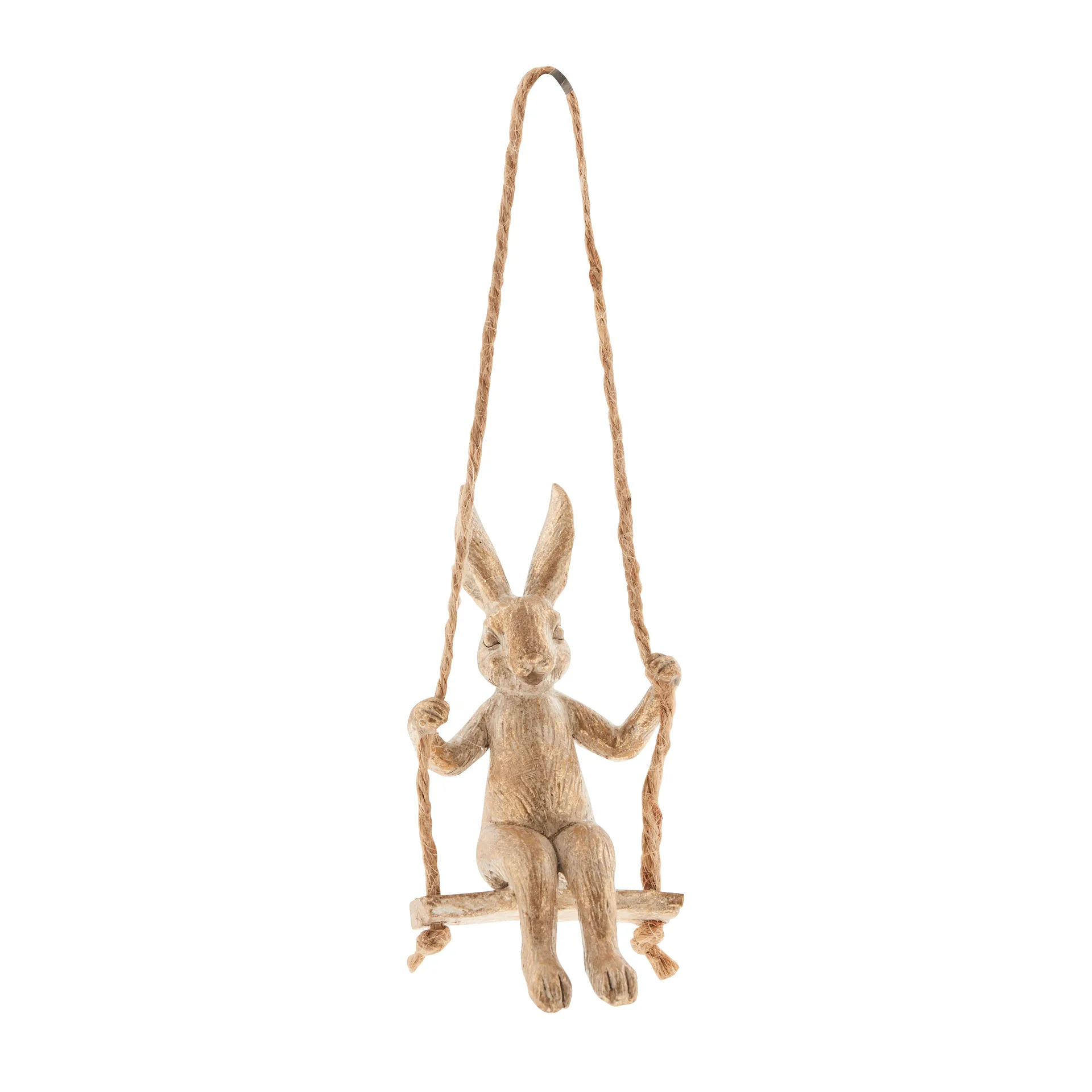 Semina paashanger schommelende haas, Light gold Lene Bjerre