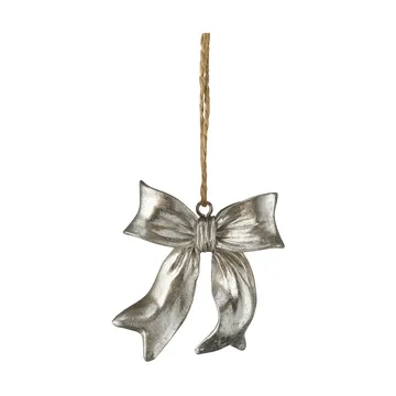 Serafina bow hanger - Zilverkleurig, 6x2,5x6,7 cm - Lene Bjerre