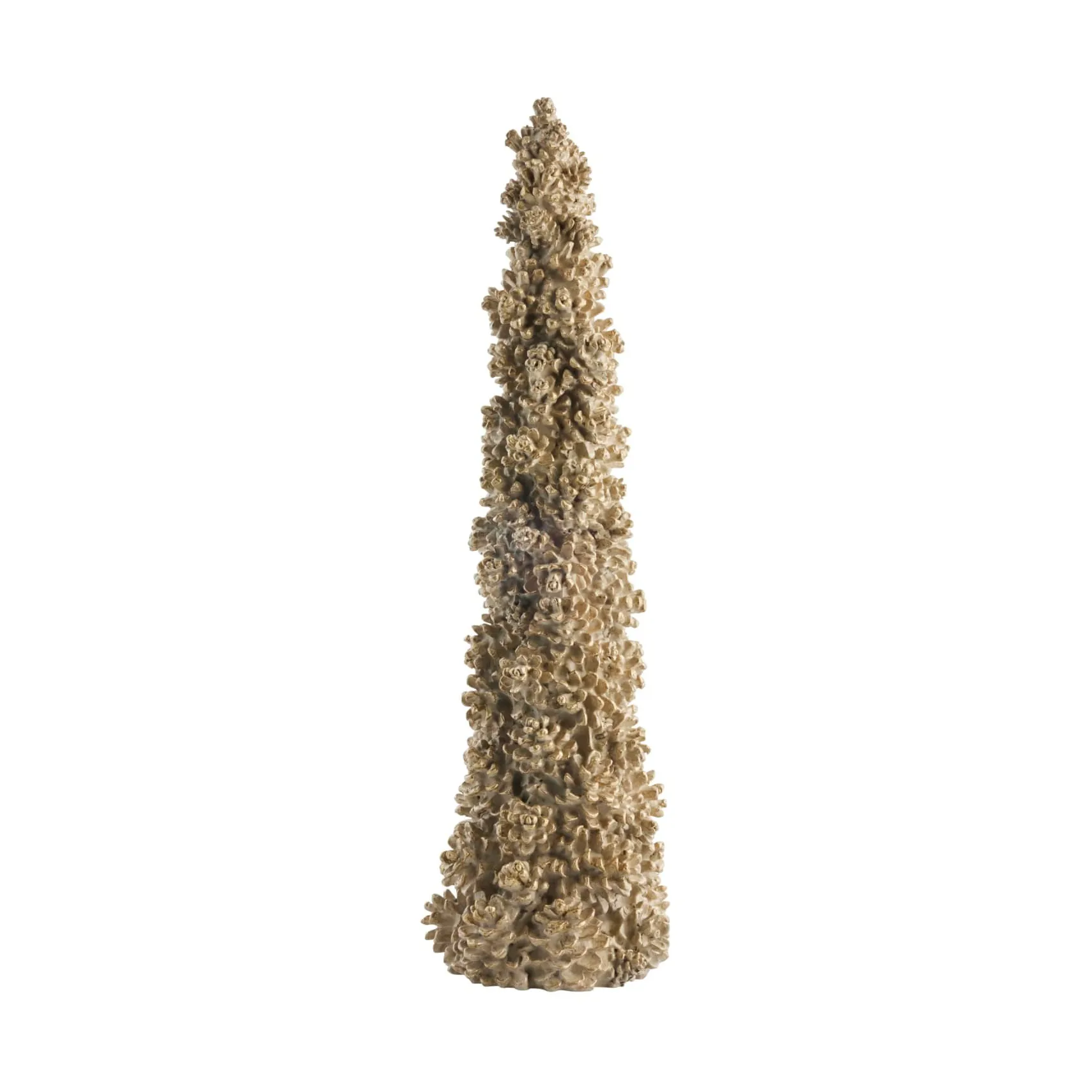 Serafina decoratie kerstboom 48 cm, Antiek goud kaars Lene Bjerre