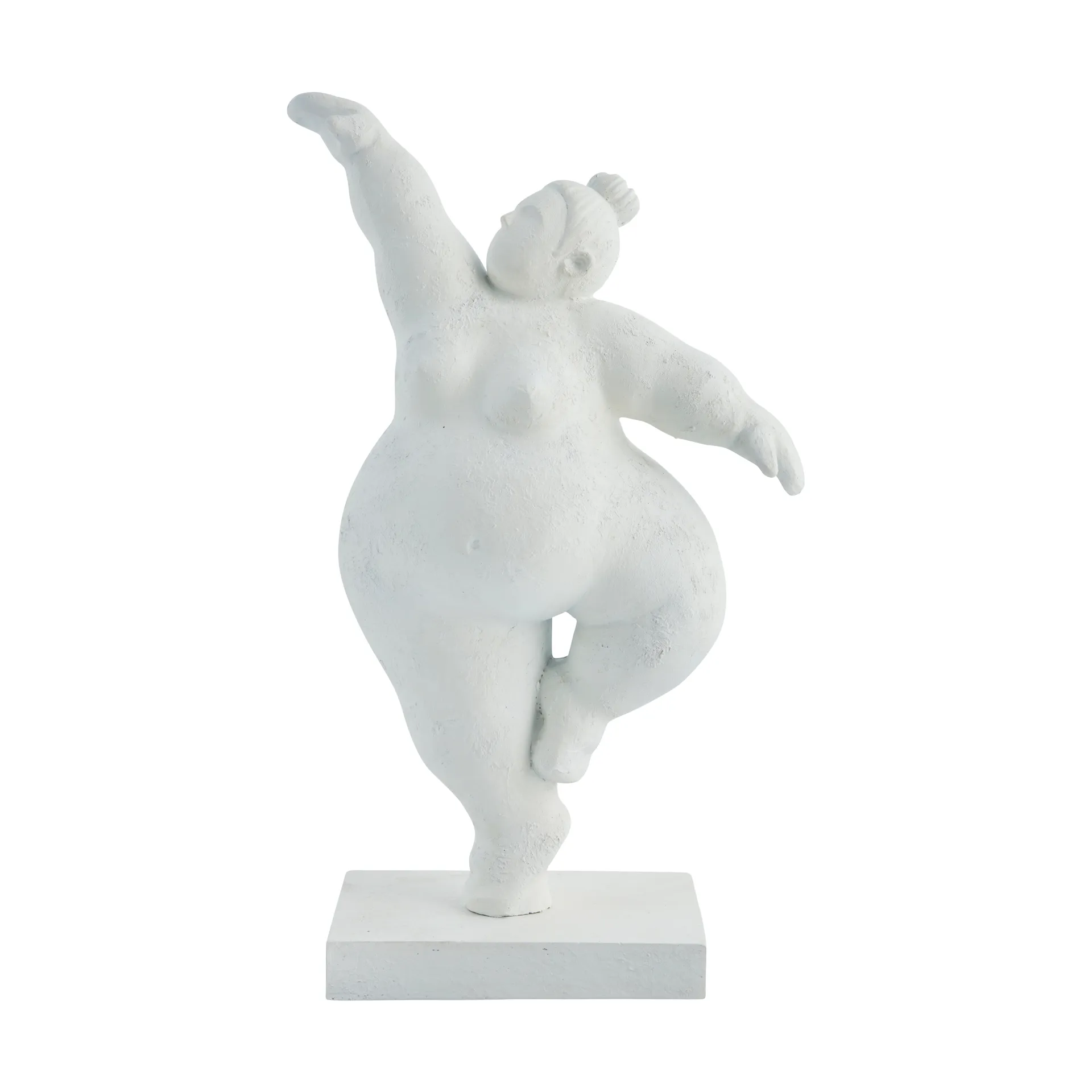 Serafina decoratie vrouw op teen 28,8 cm, White Lene Bjerre