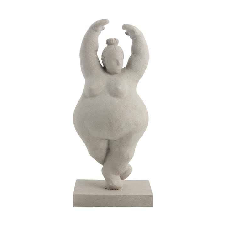 Serafina decoratie vrouw pirouette 28 cm - Grey - Lene Bjerre