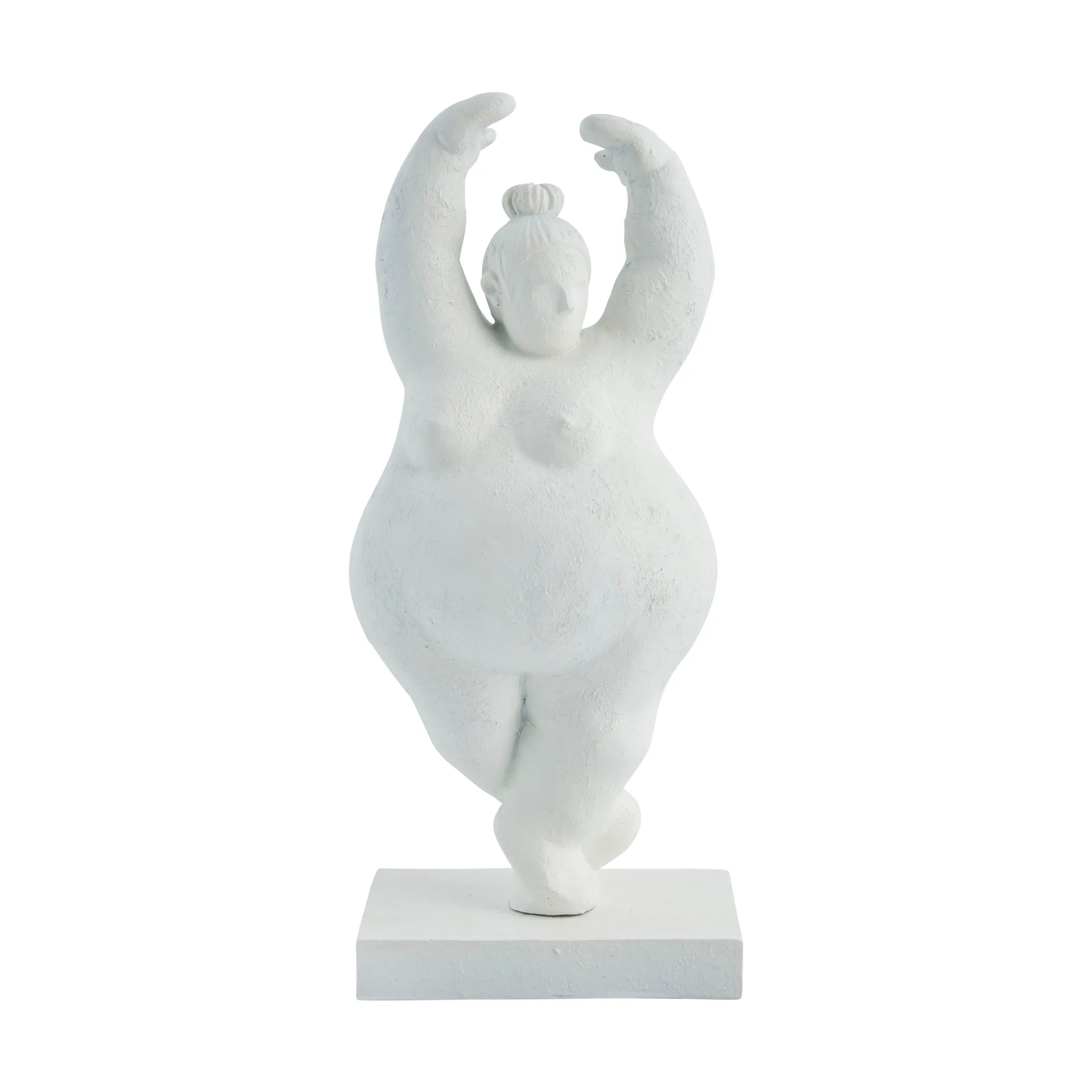 Serafina decoratie vrouw pirouette 28 cm, White Lene Bjerre