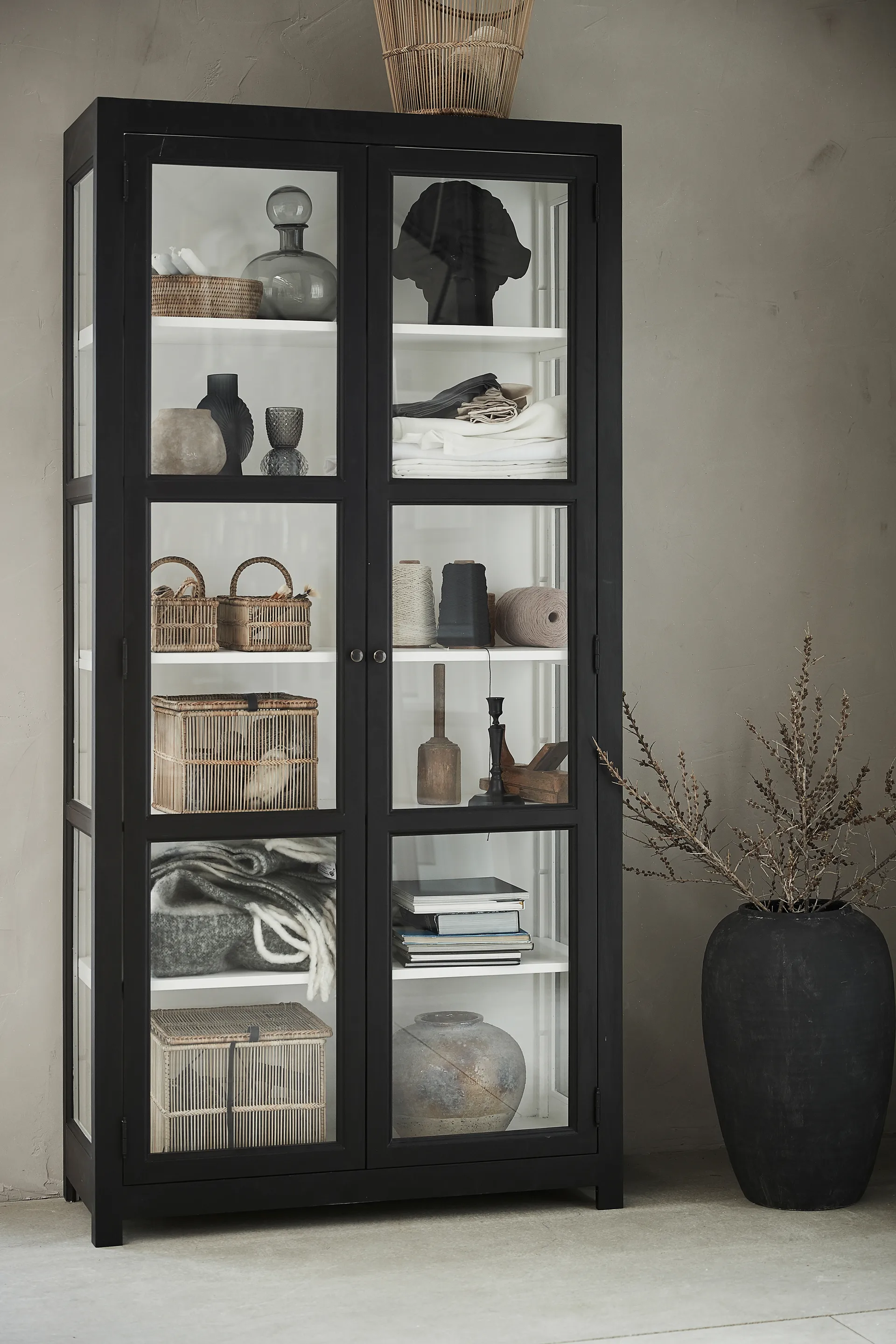 Serafina hoofd 30 cm, Black Lene Bjerre