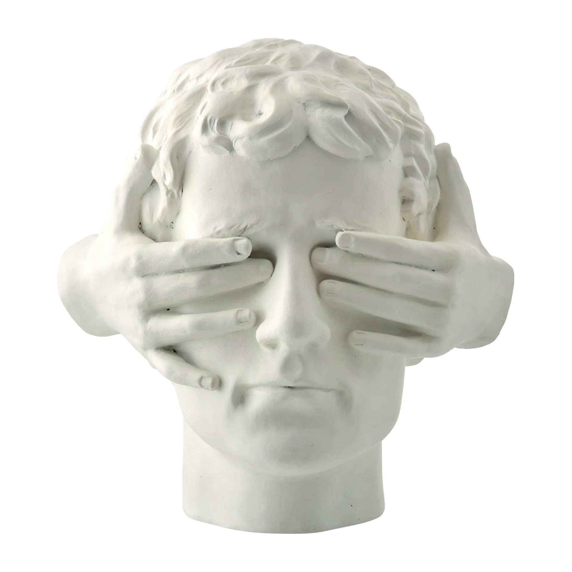 Serafina hoofd 30 cm, White Lene Bjerre