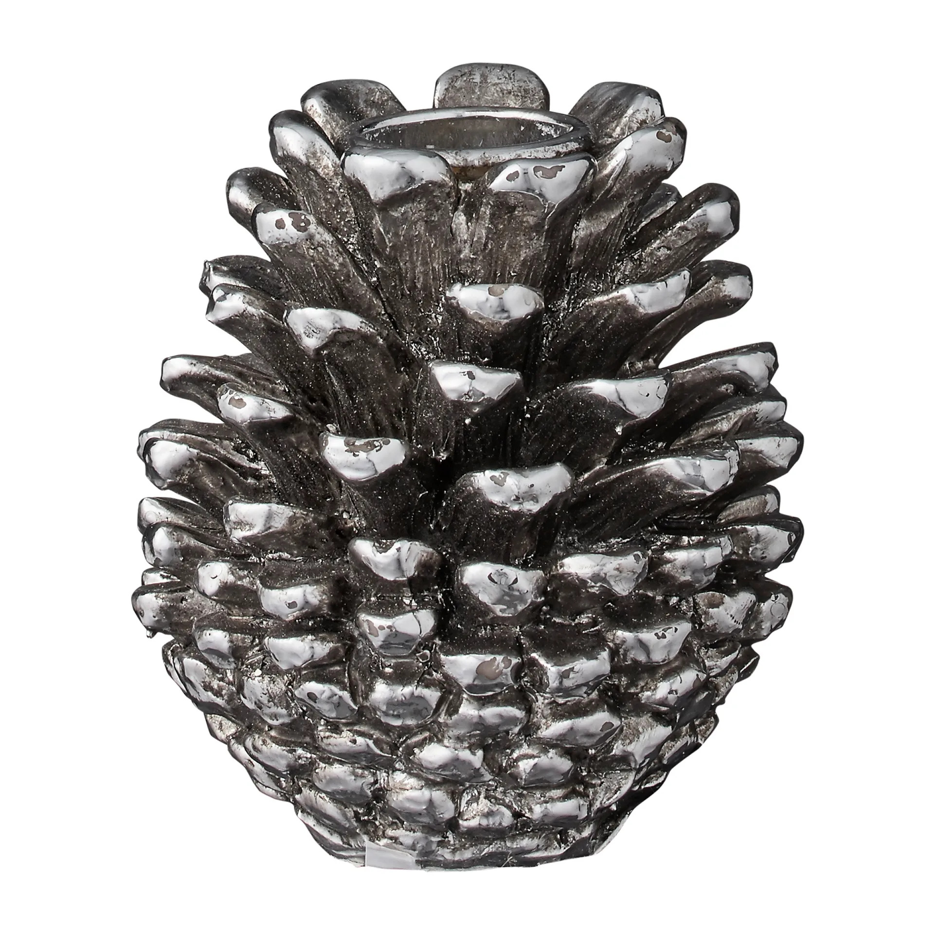 Serafina kandelaar 8 cm, antique silver Lene Bjerre