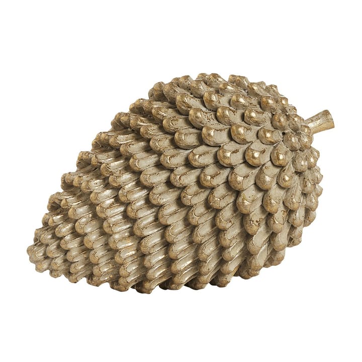 Serafina liggende dennenappel 16 cm, Antiek goud Lene Bjerre